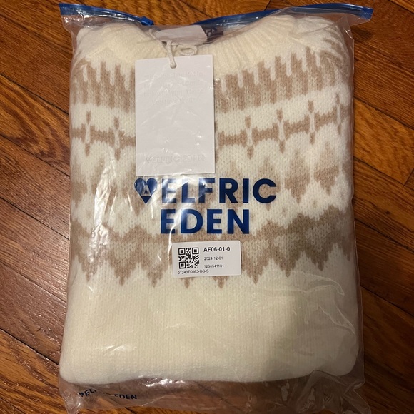 Cream and Tan unisex Sweater Aelfric Eden - Picture 5 of 6